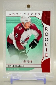Cale Makar 2019 Upper Deck Artifacts #161 Rookie RUBY RED #/399 RC - Bild 1 von 3