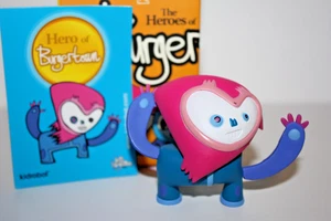 KIDROBOT 2008 DENKTON WALLIS DIE HELDEN VON BURGERTOWN JON BURGERMAN DESIGNER KUNST - Bild 1 von 3