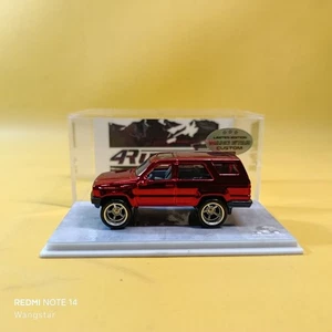 Matchbox TOYOTA 4RUNNER 1985 Red CHROME (WANGSTAR CUSTOM) Limited REAL RIDERS - Picture 1 of 15