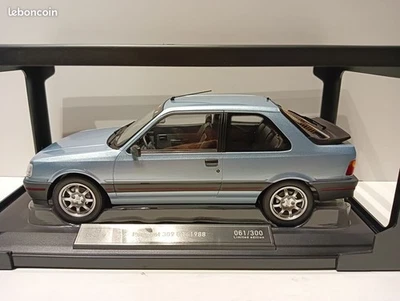 NOREV 1/18 Peugeot 309 GTI Bleu Topaze 1988 - Photo 1/4