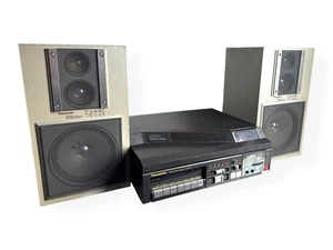Panasonic SG-X10 Stereo Music System With Speakers LP Vinyl & Cassette Tape Deck - Picture 1 of 24