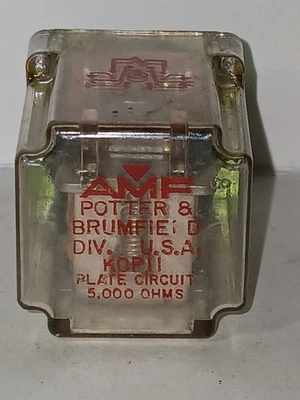 AMF Potter & Brumfield KCP11 RELAYS, 8 PINS - Image 1 of 4