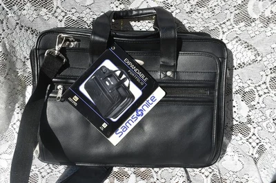 Maletín de mano Samsonite portafolio expandible negro estilo 932375 Foto 1 de 3