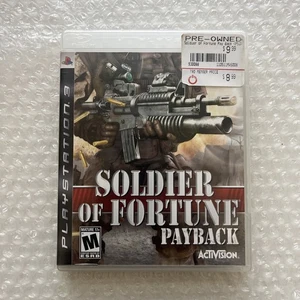 Soldier of Fortune: Payback (PlayStation 3, 2007) PS3 Game CIB Complete - Picture 1 of 6