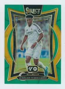 2024-25 Aurelien Tchouameni Panini Seleziona La Liga Green Prizm Real Madrid 3/5 - Foto 1 di 3