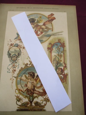 page du Journal de la Décoration V ème année thème cupidon - Photo 1/2