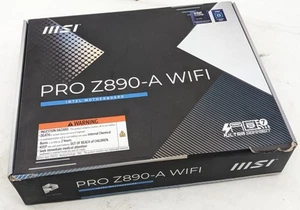 MSI PRO Z890-A WIFI ATX Motherboard for Intel Ultra CPU's LGA1851 4x DDR5 4X M.2 - Afbeelding 1 van 12