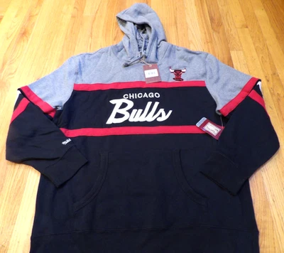 ТОЛСТОВКА С КАПЮШОНОМ MITCHELL & NESS NBA CHICAGO BULLS SCRIPT HEAD ТРЕНЕР РАЗМЕР 4XL - Изображение 1 из 4