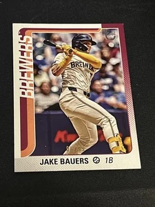2025 Topps Series 2 Vintage Stock Jake Bauers SP Brewers 06/99 - Picture 1 of 11