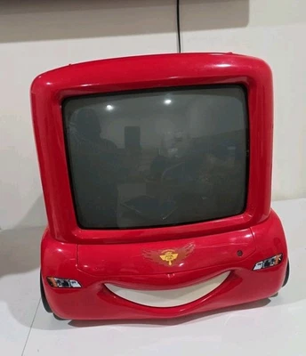 Disney Cars Lightning McQueen C1310ATV CRT TV with Remote Tested/Works - Image 1 of 4