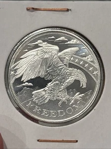 1/2 oz .999 argento tondo-SD lingotto Freedom rotondo - Foto 1 di 7