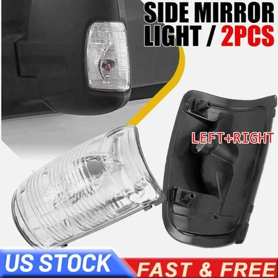 LED CAR SIDE MIRROR LIGHT FOR 2015-2021 FORD TRANSIT 150 250 350 HD CARGO VAN - Image 1 of 4