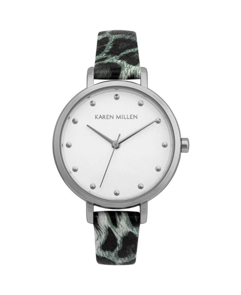KAREN MILLEN Women Analog Quartz Casual Watch Classic Dress White Dial Waterproo - Imagem 1 de 2