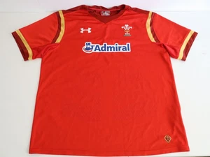 Camiseta de Rugby Wales 2012-13 Under Armour WRU Home roja 2XL - Imagen 1 de 5