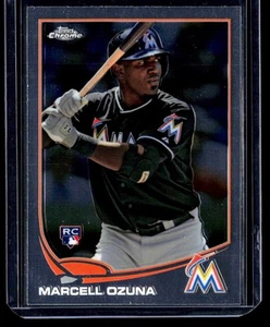 1-2013 Topps Chrome Update RC Marcell Ozuna Miami Marlins #MB-35 - Bild 1 von 2