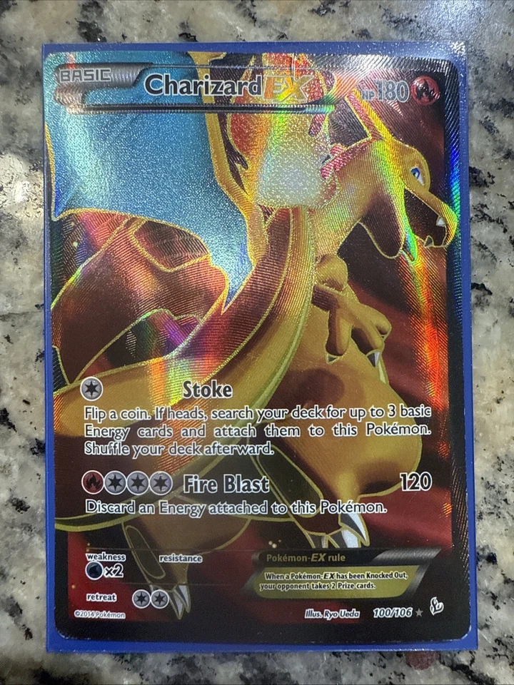 Charizard EX (100 Full Art) 100/106 Flashfire Holo - Image 1 of 2