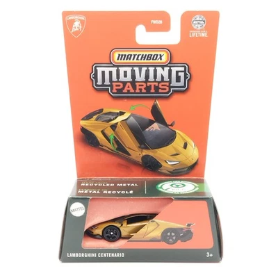 Matchbox Moving Parts Lamborghini Centenario – 2025 - 5/50 Jaune/Or– 1:64 – Neuf - Photo 1/4