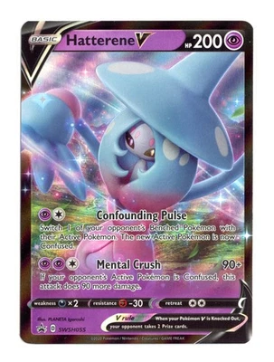 Hatterene V - SWSH055 Promo Holo Sword & Shield Promo Cards Pokemon TCG - Image 1 of 2