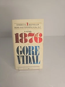1876 by Gore Vidal (1977) Vintage Ballantine Paperback Historical Fiction VG - Picture 1 of 10