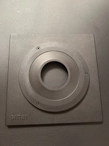 Genuine Sinar F & P lens board panel with 4mm top hat compur copal 1 hole - Picture 1 of 2