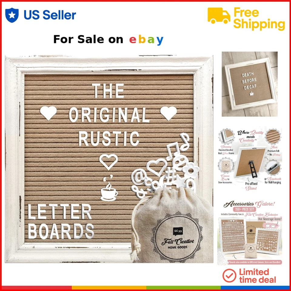 Felt Letter Board Sign with Stand 10x10 Baby Announcement Pregnancy Decor - Image 1 of 4