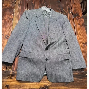 Christian Dior Monsieur Anzug 41R 30x29 Grau Wolle Nadelstreifen Made USA Vintage - Bild 1 von 15