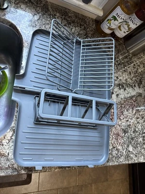 Складная компактная складная сушилка для тарелок для кемпинга путешествий Farberware - Изображение 1 из 4