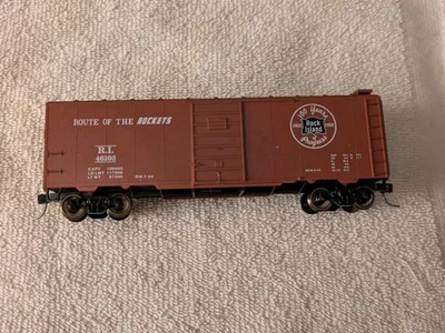  HO Scale Rock Island 40' Steel box car RI "Route Of The Rockets" - Image 1 of 4