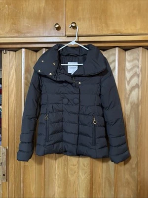 Dapper Exclusive Gray American Branded Puffer Jacket/Coat - Women's M - Image 1 of 4