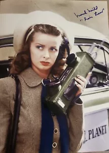Noel Neill come Lois Lane di Superman foto autografata firmata 9x12 COA DECEDUTO - Foto 1 di 2
