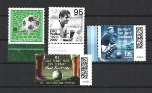 Germany 2020, 2021, 2022, 2023 Football Soccer Related Four MNH Stamps - Picture 1 of 1