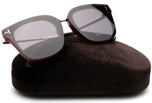 New TOM FORD Philippa-02 TF 1014 71A Bordeaux Sunglasses 68-11-140mm B55mm Italy - Picture 1 of 10