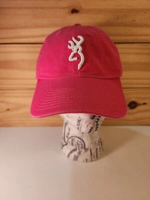 Browning Womens Hunting Hat Cap Pink Adult Used Strapback  - Image 1 of 4