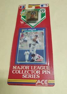 Paul Molitor 1991 MVP Pin 91 Score Card Ace Sealed Milwaukee Brewers HOF - Picture 1 of 2