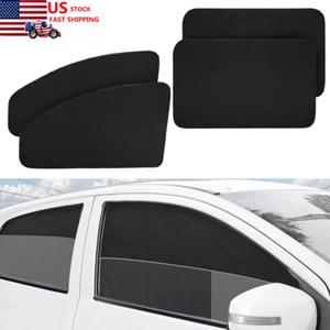 4× Magnetic Car Window Sun Shade Cover Curtain Front Rear Shield UV Protection - Picture 1 of 13