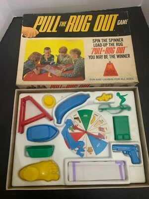 1968 Pull The Rug Out Game by Schaper Complete - Image 1 of 4