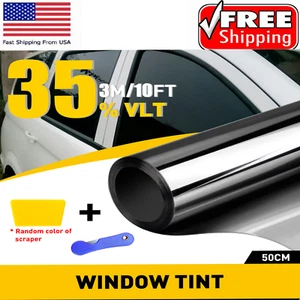 3m 35% VLT Uncut Roll Window Tint Film x 20" 10ft Feet Car Home Office Glass - Picture 1 of 11