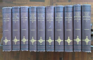 Lord Chancellors Of England & Keepers The Great Seal,10 Vol. Set 1874-5 Campbell - Picture 1 of 12