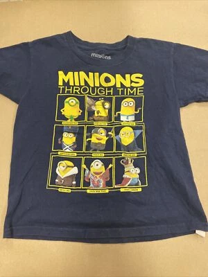 Navy Blue Minions Shirt/Size M(8) Youth - Image 1 of 2
