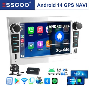 DAB+ Android14 Autoradio Carplay GPS FM Für Opel Astra H Corsa C D Zafira B Navi - Bild 1 von 15