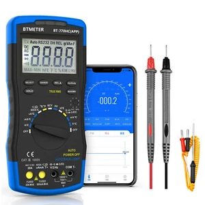 Digital NCV Multimeter TRMS AC/DC Volt Resistance Frequency hFE Test 6000-Count - Picture 1 of 8
