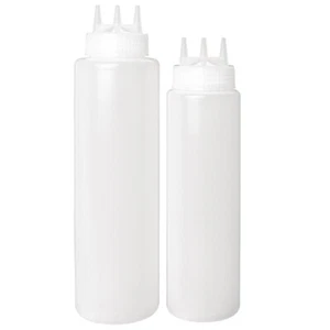 VOGUE CLEAR 3 NOZZLE SQUEEZE BOTTLE 24OZ CW725 - Picture 1 of 1