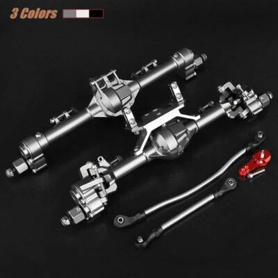 CNC Alloy Front Rear Portal Axles servo mount For 1/10 RC Crawler Axial SCX10 II - Image 1 of 4