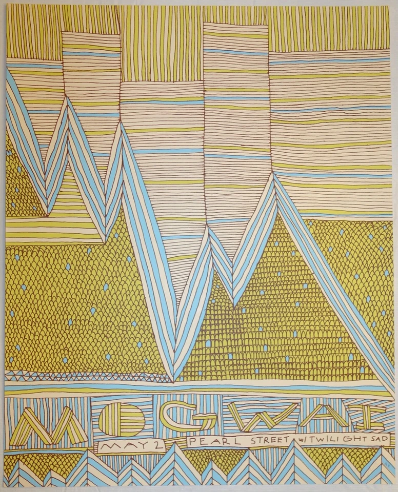 2009 Mogwai - Northampton Silkscreen Concert Poster A/P by Nate Duval - Image 1 of 1