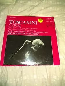 VICS 1331 Toscanini Verdi Te Deum Hymn Of The Nations etc RCA VINYL LP 1968 - Picture 1 of 2