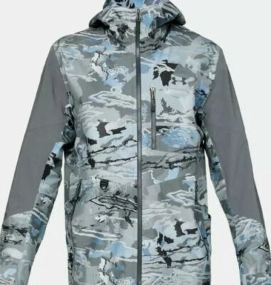 Under Armour Men's UA GORE-TEX Shoreman Jacket Hydro Camo Size Small 1304634 NWT - Image 1 of 4
