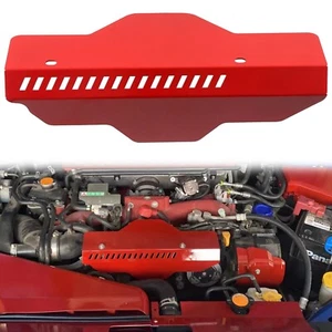 For Subaru WRX STi 2015-2021 Front Hood Engine Alternator Pulley Cover Red - Picture 1 of 8