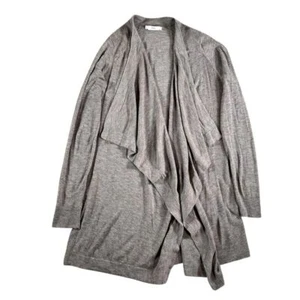 Vince Women's Grey Long Sleeve Merino Wool Blend Cardigan Size Small - Picture 1 of 7