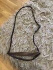 Full Size Brown English Leather Drop Noseband