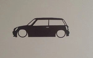 Mini Cooper S Works John Car Window Sticker Vinyl Decal Race Track iPad  - Picture 1 of 3